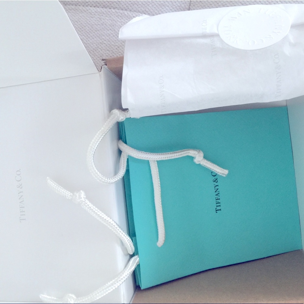 Tiffany package: box, liner, bag